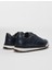 Lacivert Erkek Deri Sneaker 29487 4