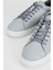 Gri Erkek Deri Sneaker 167 7046 Erk Ayk Y23 3