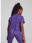 Mor Kız Çocuk Desenli T-Shirt 68025727-TRAIN Favorıte Short Tee 3