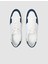 Beyaz-Mavi Erkek Deri Sneaker 125038M 4