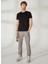 Gmg Fırenze Standart Bel Normal Paça Rahat Gri Erkek Pantolon GU23MSS01019 2