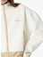 Kırık Beyaz Kadın Dik Yaka Relaxed Baskılı Sweatmont D4SL-SWT3028 5