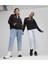 67789901 Squad Hoodie Tr Siyah Kadın Kapüşon Yaka Regular Fit Sweatshirt 1