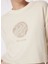 Ekru Kadın Oversize Baskılı Sweatshirt D4SL-SWT3032 4