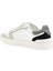 Beyaz-Siyah Erkek Deri - Kumaş Sneaker 16211/CP 2
