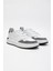 Erkek Beyaz/gri Hakiki Deri Sneakers & Spor Ayakkabı 2