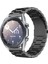 Samsung Galaxy Watch 3 41MM Uyumlu Kordon Klasik Baklava Model Paslanmaz Çelik Metal Kayış 1