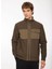 Haki Erkek Bato Yaka Relaxed Fit Sweatmont D3WM-SWT6 2