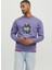 Bisiklet Yaka Mor Erkek Sweatshırt Jorsılverlake Sweat Crew Neck Ln 4