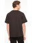 Bisiklet Yaka Siyah Erkek T-Shirt 75OAHG03 6