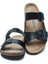 K0765DE Kifidis Soft Step Erkek Çift Bantlı Deri Mantar Terlik 40-46 1