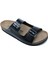 K0765DE Kifidis Soft Step Erkek Çift Bantlı Deri Mantar Terlik 40-46 2