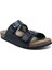 K0765DE Kifidis Soft Step Erkek Çift Bantlı Deri Mantar Terlik 40-46 4