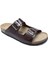K0765DE Kifidis Soft Step Erkek Çift Bantlı Deri Mantar Terlik 40-46 2
