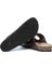 K0765DE Kifidis Soft Step Erkek Çift Bantlı Deri Mantar Terlik 40-46 3