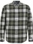 Slim Fit Yeşil Düz Erkek Gömlek Jjeclassıc Autumn Check Shırt Ls Sn 2