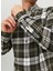 Slim Fit Yeşil Düz Erkek Gömlek Jjeclassıc Autumn Check Shırt Ls Sn 5