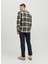 Slim Fit Yeşil Düz Erkek Gömlek Jjeclassıc Autumn Check Shırt Ls Sn 6