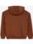 Kahve Erkek Çocuk Kapüşon Yaka Oversize Baskılı Sweatshirt D3WB-SWT23 2