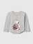Kız Bebek Gri Peanuts Grafikli Halloween T-Shirt 1