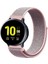 Samsung Galaxy Watch Active 2 40MM / 44MM Akıllı Saat Uyumlu Spor Kumaş Desenli Cırt Cırtlı Kordon Kayış 1