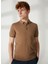 Polo Yaka Slim Fit Kahve Erkek Kazak FM23S07MACORTEZ 4