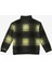 Sarı - Siyah Erkek Çocuk Dik Yaka Oversize Ekose Sweatshirt D3WB-SWT16 2