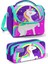 Mor Pembe Unicorn Kız Çocuk Beslenme Çantası Seti 1