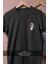 Oversize Mutlu Mini Dalgıç Cep Tasarımlı Unisex T-Shirt 2