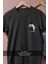 Oversize Light Yagami Ryuk Death Note Cep Tasarımlı Unisex T-Shirt 2