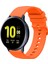 Samsung Galaxy Watch Active 2 40MM / 44MM ile Uyumlu Kordon Jel Silikon Tokalı Kayış 1