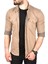 Slim Fit Pamuklu Cepli Kot Gömlek Çıtçıtlı Uzun Kollu Spor Gömlek 2502503 1
