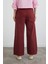 Paçası Püsküllü Beli Lastikli Gabardin Pantolon 4