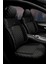 Renault Zoe 2012–VE Sonrası Monaco Serisi Eviza Siyah Beyaz Koltuk Kılıfı 1