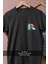Oversize Aynaya Bakan Mini Dalgıç Cep Tasarımlı Unisex T-Shirt 2