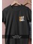 Oversize Tom ve Jerry Cep Tasarımlı Unisex T-Shirt 2