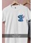Oversize Lilo Et Stitch Cep Tasarımlı Unisex T-Shirt 3