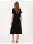 Kadın Siyah Regular Fit Örme Elbise 50306008-VR046 4