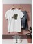 Oversize Giant Zombie Illustration, Plants Vs Zombies Tasarımlı Unisex T-Shirt 1