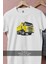 Oversize Sarı Hafriyat Kamyonu Tasarımlı Unisex T-Shirt 5