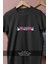 Oversize Logo Bleach Tasarımlı Unisex T-Shirt 2