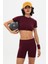 Aozora Sport Aktif Spor Mini Şort Bordo 1