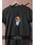 Oversize Mutlu Mini Dalgıç Tasarımlı Unisex T-Shirt 2