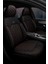 Audi A-4 B8/k 2007-2015 Monaco Serisi Eviza Siyah Kırmızı Koltuk Kılıfı 1