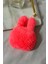 Labubu Peluş Charm, Çanta Charm, Anahtarlık Süsü 13 cm Fosfor Pembe 3