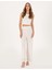 Kadın Beyaz Loose Fit Triko Pantolon 50305606-VR013 1