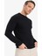 Standart Fit Normal Kesim Bisiklet Yaka Dokulu Triko Kazak C8814AX25WN 1