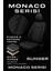 Volkswagen Golf 6 Conforline-Hidline 2008–2012 Monaco Serisi Eviza Siyah Beyaz Koltuk Kılıfı 2