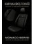 Volkswagen Golf 6 Conforline-Hidline 2008–2012 Monaco Serisi Eviza Siyah Beyaz Koltuk Kılıfı 3