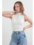 Fitilli Yarım Fermuarlı Kolsuz Bluz 2